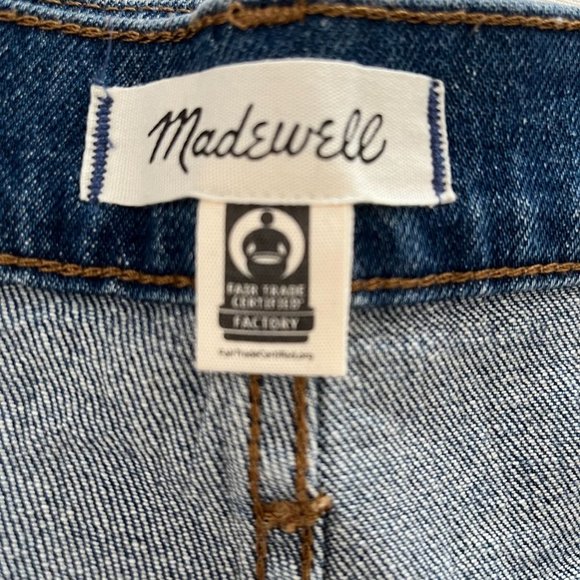 Madewell The Perfect Jean Shorts Rayburn Wash Comfort Stretch Edition Size 28 - Picture 4 of 11